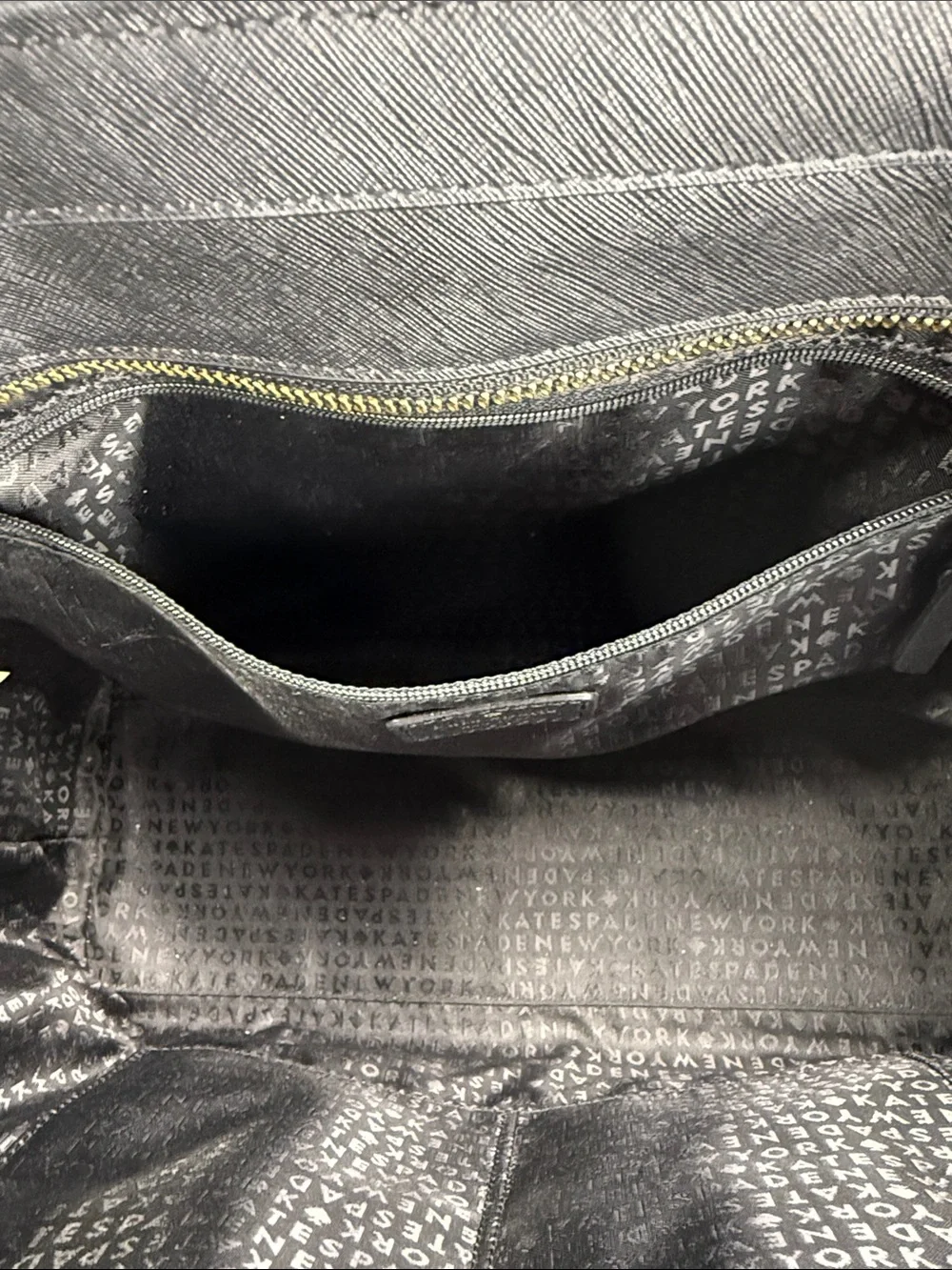 Kate Spade Laurel Way Black Saffiano Leather Medium Dally Tote Bag - Very Nice!